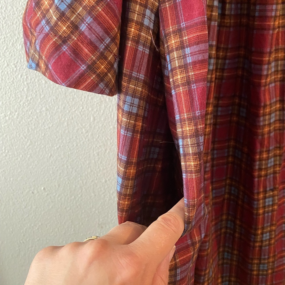 Handmade Merchant & Mills ‘Omilie’ Plaid Button up Dress dress - Picture 5 of 13